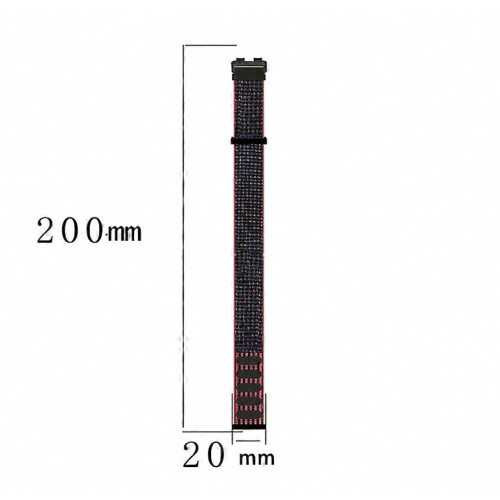 Compatible For Huawei Band 8 Nylon Watch Band Adjustable Sport Loop Breathable Replacement Strap 2