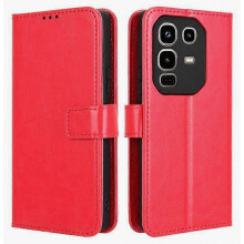 Compatibel Voor Infinix Note 50 Pro 4G / Note 50 4G Case Crazy Horse Textuur PU Lederen Telefoon portemonnee Cover