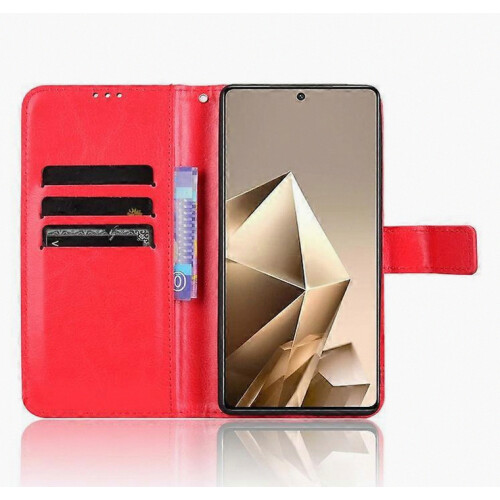 Συμβατό για Infinix Note 50 Pro 4G / Note 50 4G Θήκη Crazy Horse Texture PU Δερμάτινο κάλυμμ 1