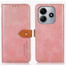 KHAZNEH Compatibel voor Xiaomi Redmi Note 14 4G (164,84x78,15x8,16mm) Portemonnee Telefoonhoesje Stand Lederen Flip Cove