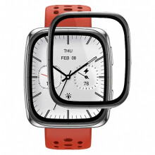 RURIHAI compatibile con Huami Amazfit Active 2 Square PMMA Screen Protector 3D Full Glue Watch Screen Film