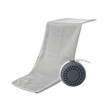 (Gray) Soft Breathable Cooling Sports Towel,Quick‑Drying Sweat Towel For Fitness Golf Running Yoga