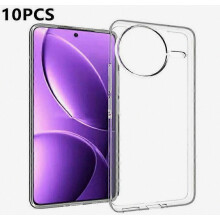 10 stuks / pak compatibel voor Xiaomi Redmi K80 Pro 5G hoesje Watermerk gratis TPU beschermende doorzichtige telefoonhoe