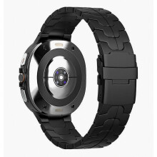 Horlogeband compatibel voor Samsung Galaxy Watch8 44 mm / 40 mm / Watch8 Classic 47 mm titanium polsband met veiligheids
