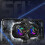 K11 Ημιαγωγός Dual-Core Cooling Fan Smartphone Καλοριφέρ με RGB φως 5