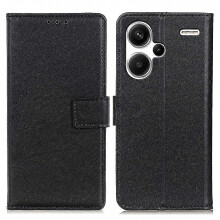 Compatibel voor Xiaomi Redmi Note 13 Pro+ 5G hoesje PU-leer opvouwbare standaard mobiele telefoonhoes
