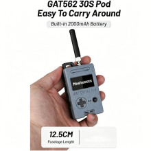GAT562 30S Pod för Meshtastic NRF52840 LoRa-Modul SX1262 L76K GPS 30dBm LoRa Meshcore-Nod med 2000mAh Batteri 915MHz