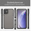 Συμβατό για iPhone 11 Case Drop Proof Αερόσακοι Παγωμένο Ημιδιαφανές Υπολογισ 3