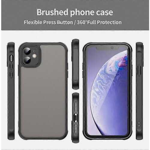 Συμβατό για iPhone 11 Case Drop Proof Αερόσακοι Παγωμένο Ημιδιαφανές Υπολογισ 2