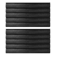 10 Chiffons de Nettoyage Magiques Épais pour Vitres, Chiffon de Nettoyage en Microfibre, Chiffon en Microfibre pour Vitres, Voitures 20 X 25 cm, Noir