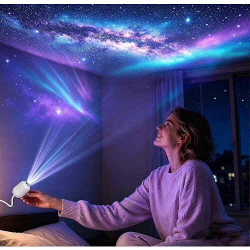 Νέος προβολέας 2026 Hd Smart Dynamic 5d Holographic Night Light, Plug and Play 2