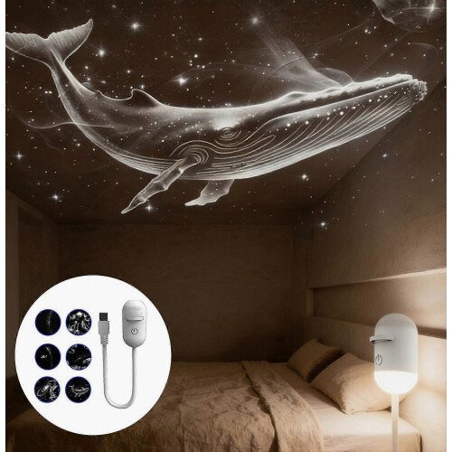 Nightlight Projector for Ceiling - 360 Rotation - for Adults & Children 1