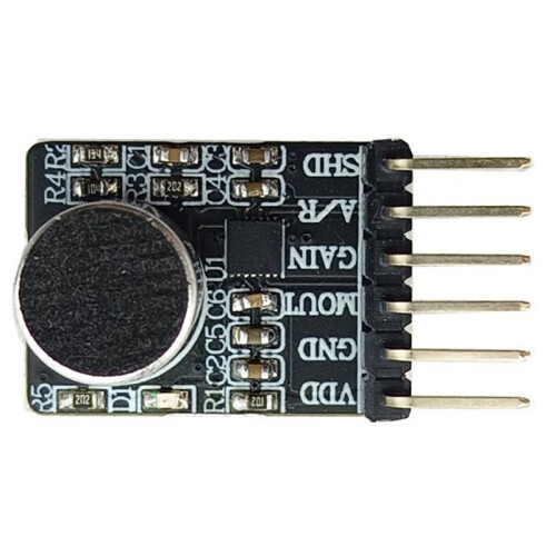 Modulo Amplificatore per Microfono MAX9814  2,7-5,5 V con AGC, Guadagno Automatico e Basso Rumore, per /ESP32 2