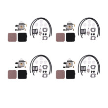 4X FS85 Carburador FS80 para FS75 FS80R FS85 FS85R FS85T FS85RX Recortadora de Hilo Weedeater C1Q-S97 Carburador W/ Kit de Recarga de