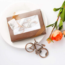 24 Pièces Décapsuleur de Bicyclette pour Cadeau Souvenir de Fête de Mariage, Décapsuleur de Bière en Métal Cadeaux de Fête (Bronze Antique)
