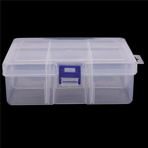 5X 6 Removable Plastic Storage Box Jewelry/Earring/Tools Container Organizer 1