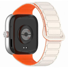 Siliconen band compatibel voor Xiaomi Mi Band 9 Pro / Smart Band 8 Pro / Redmi Watch 4 magnetische horlogeband