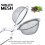 18Pcs Tea Infuser Loose Leaf Tea Snap  Tea Strainer Spoon Stainless Steel Tea Filter Steeper with Handle 3