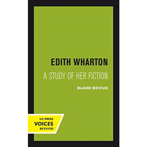 Edith Wharton by Blake Nevius Paperback Book