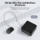 8pcs Remote Control Tether TV Remote Control Leash Retractable Safety Lock with Adjustable Strap A 2