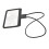 Hanging Neck Type Hand-Held Stand for Reading and Reading Newspapers for Elderly, Hand-Held Desktop Large Screen, W/LED 6