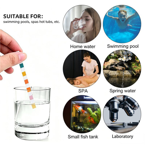 16 in 1 Drinking Water Test Kit Strips, 100 Cnt. Home Water Quality Test for Tap 1
