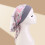 Satin Printed Tie Chemo Cap - Comfortable Headwear 2