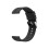Pulseira de Relógio de Silicone Preto Premium - Fivela Prateada de 22mm 2