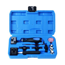 11PCS Brake Flaring Tool Kit Professional Double & Single Flare Tool for DIN SAE 4.75mm/6.35mm Brake Pipes