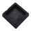100mm X 100mm Plastic Ribbed Square End Caps Cover Tube Inserts 20 Pcs 6