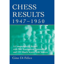 Chess Results 19471950 A Comprehensive Record with 980 Tournament Cros