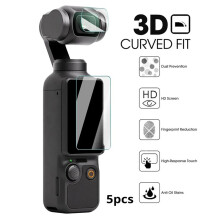 Displayschutzfolie Aus Gehärtetem Glas für für Osmo Pocket 4: Kratzfeste Linsenschutzfolie, Zubehör, 5 Stück