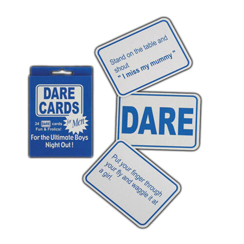 Stag Night Dare Cards in Blue 1