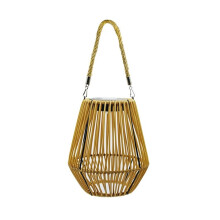 Rattan Solar Lantern Outdoor, LED Garden Lights, Waterproof Wicker Lamp for Patio Decor Garden Patio Courtyard