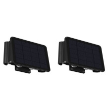 2X Solar Wall Light Outdoor -Down Lighting LED Lamp Solar Wall Washing Lights voor Courtyard Garden 4 Light