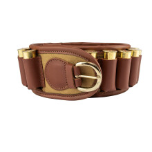 JACK PYKE Heavy Duty Cotton Canvas Cartridge Holding Belt Fawn