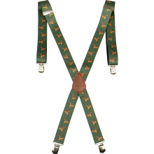 Jack Pyke Elasticated Braces for Men Pheasant Green