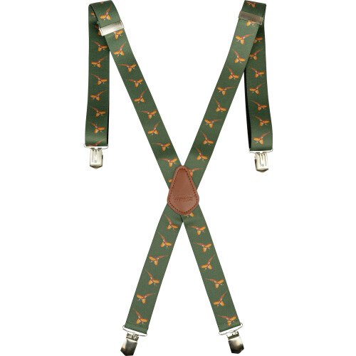JACK PYKE Jack Pyke Elasticated Braces for Men Pheasant Green