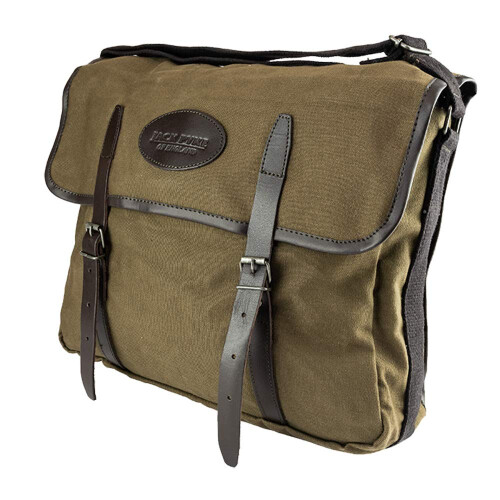 JACK PYKE JACK PYKE Heavy Cotton Canvas Shoulder Dog Multi Use Utility Bag Green
