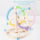 (Style 7) Detachable Solid Wood Rotary Bird Perch, Tabletop Parrot Play Stand With Bells 5