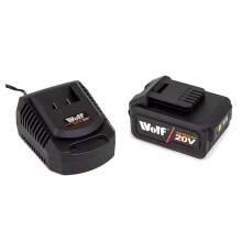 Wolf Battery, 20V 4Ah with Fast Charger, Genuine Spare