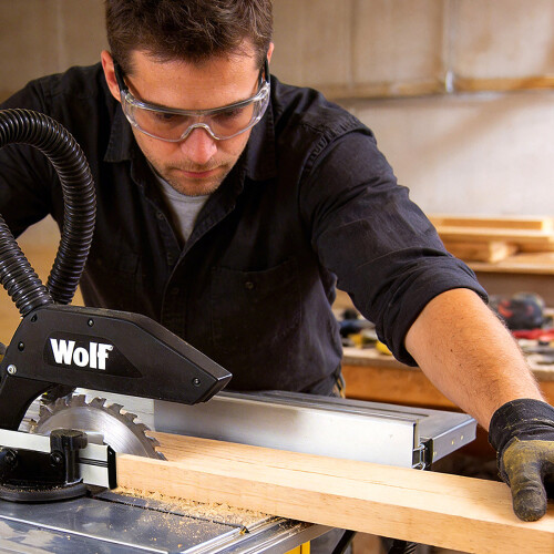 WOLF Wolf 10" 250mm Super HD Table Saw, Extendable Table & Dust Extraction 1