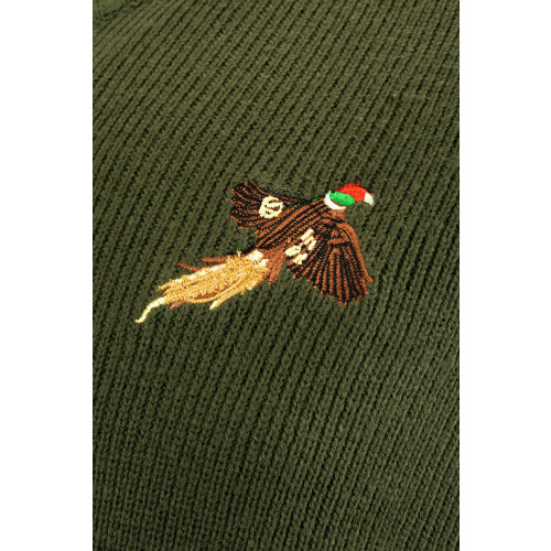 JACK PYKE JACK PYKE Shooters Pheasant Embroidered Motif Pullover Medium 2
