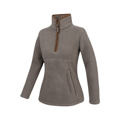 JACK PYKE JACK PYKE Ladies Half Zip Sherpa Fleece Pullover Shiitake X-Large 2