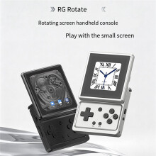 RG Rotate Handheld Game Console 3.5" IPS Rotating Screen Android Aluminum Alloy 2000 MAh Retro Games Player AI B