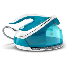 Philips Stoomstrijkstation PerfectCare, keramische zool, constante stoomafgifte 120 g/min, 2400 W, blauw (GC7920/20)