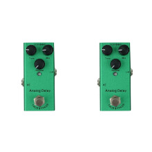 2X Effektpedal für E-Gitarre, -Analog-Delay, Bassgitarren-Pedale, Analog-Delay