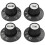 24X Witch Hat Knobs Top Hat Knobs Tone Volume Control Knobs for Electric Guitar Bass Amplifier Effect Pedal 3