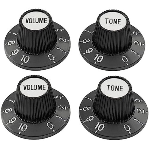 24X Witch Hat Knobs Top Hat Knobs Tone Volume Control Knobs for Electric Guitar Bass Amplifier Effect Pedal 2