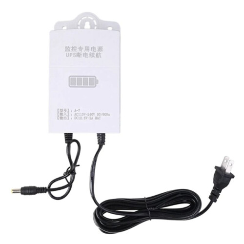 3X 12V-2A Uninterruptible Power Supply for WiFi, Modem, Security Camera  UPS Battery Backup Protector US PLUG 2